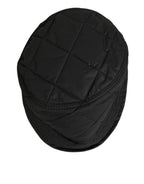 Dolce & Gabbana Black Nylon Quilted Bucket Men Capello Hat