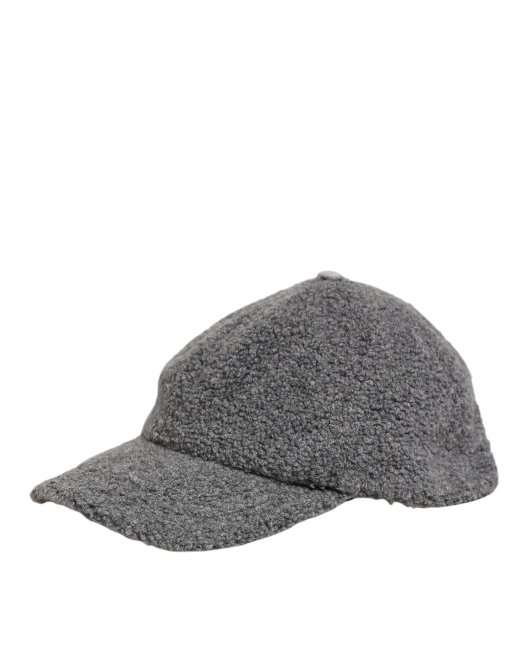 Dolce & Gabbana Gray Wool Fleece Rapper Men Baseball Capello Hat