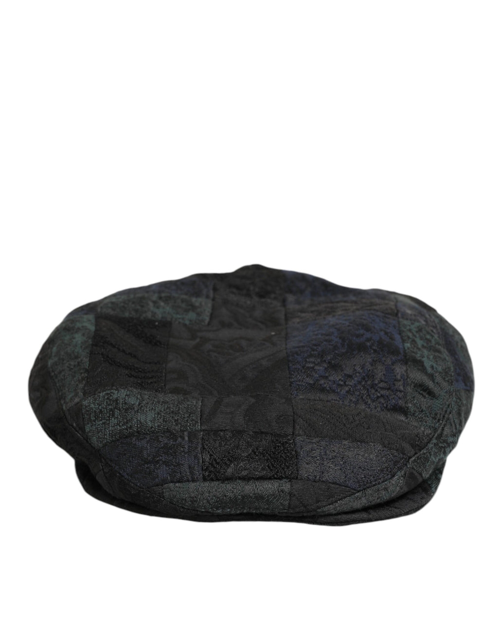 Dolce & Gabbana Black Polyester Newsboy Men Cloth Capello Hat
