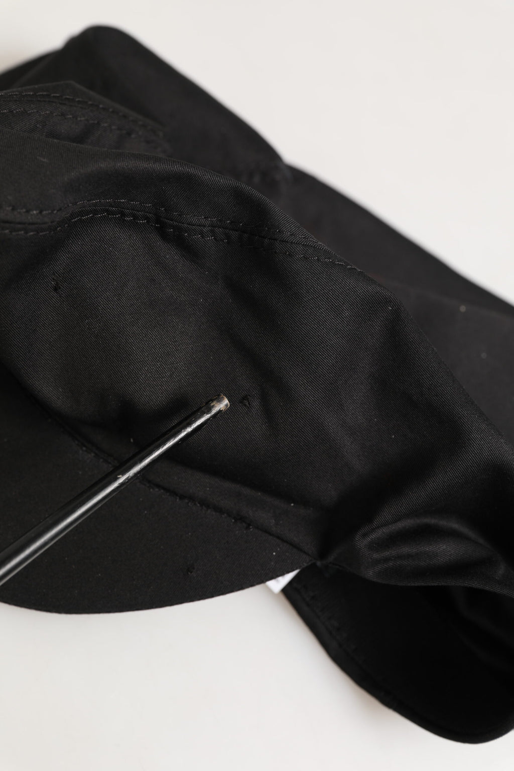 Dolce & Gabbana Black Cotton Stretch Newsboy Cloth Capello Hat