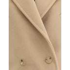 Max Mara Beige Wool Coat