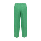 Max Mara Green Linen Casual Pants