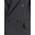 Max Mara Black Fleece Wool Blazer