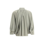 Max Mara Green Silk Blouse
