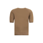 Max Mara Brown Fleece Wool Top