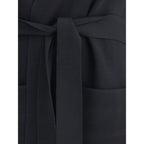 Max Mara Black Viscose Coat