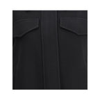 Max Mara Black Wool Cloacks