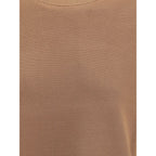 Max Mara Brown Polyester T-Shirt
