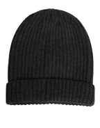 Dolce & Gabbana Black Cashmere Knitted Beanie Men Capello Hat