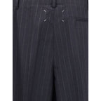 Margiela Gray Wool Casual Pants
