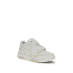 Off-White White Calf Leather Bos Taurus Low Top Sneakers
