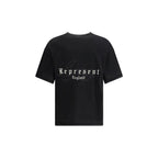 Represent Black Cotton T-Shirt