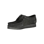 Clarks Black Leather Men Sneaker