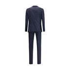 Lardini Blue Wool Two-Piece Suit