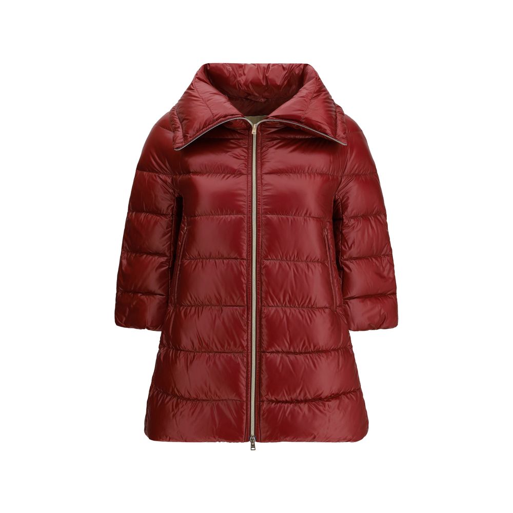 Herno Bordeaux Polyester Coat