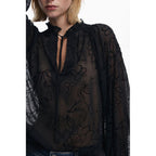 Desigual Black Polyester Women Blouse