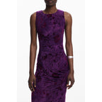 Desigual Purple Polyester Women Dress
