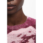 Desigual Pink Wool Women Sweater