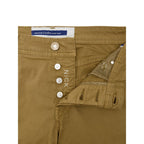 Jacob Cohen Yellow Cotton Skinny Pants