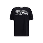 Balmain Black Cotton T-Shirt
