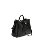 Dolce & Gabbana Black Calf Leather Bos Taurus Shoulder Bag