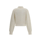 Balmain White Viscose Bomber