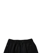 Dolce & Gabbana Black Wool Skinny Jogger Men Trouser Pants