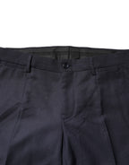 Dolce & Gabbana Gray Wool Formal Dress Men Trousers Pants