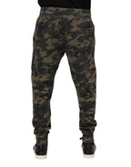 Dolce & Gabbana Multicolor Camouflage Cotton Men Jogger Pants