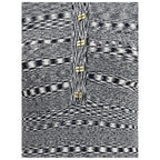 Ganni Black Viscose Polo Shirt