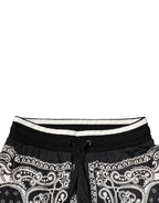 Dolce & Gabbana Black Cotton Bandana Jogger Sweatpants Pants
