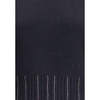 Fabiana Filippi Black Fleece Wool Sweater