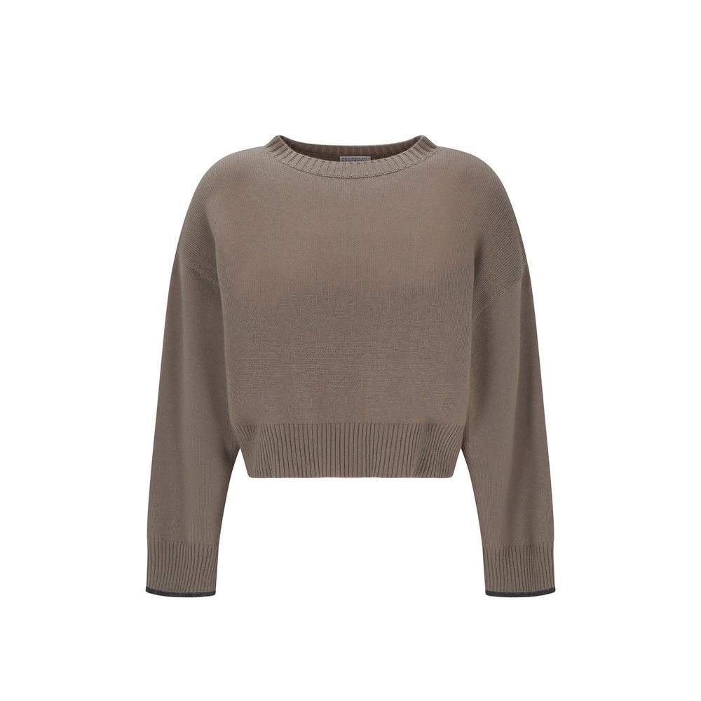 Brunello Cucinelli Beige Cashmere Cashmere Sweater