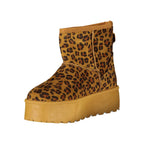 Laura Biagiotti Brown Polyester Women Boot