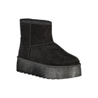 Laura Biagiotti Black Polyester Women Boot