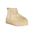Laura Biagiotti Beige Polyester Women Boot