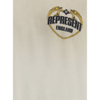 Represent Cream Cotton T-Shirt