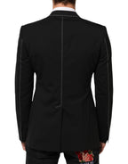 Dolce & Gabbana Black SICILIA 2 Buttons Suit Jacket Blazer