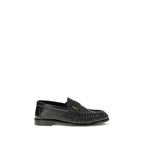 Saint Laurent Black Lamb Ovis Aries Aries Slip-On Loafers