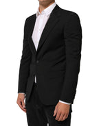 Dolce & Gabbana Black STAFF 2 Buttons Suit Jacket Blazer