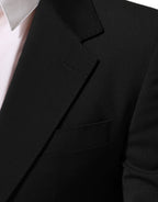 Dolce & Gabbana Black STAFF 2 Buttons Suit Jacket Blazer