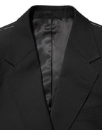 Dolce & Gabbana Black STAFF 2 Buttons Suit Jacket Blazer