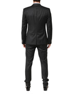 Dolce & Gabbana Black MARTINI 2 Buttons Suit 3 Piece Suit