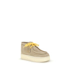 Miu Miu Beige Rubber Platform Sneakers