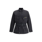 Barbour International Black Cotton Coat