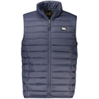Cavalli Class Blue Polyester Men Jacket