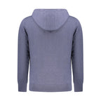 Accademia Militare Blue Cotton Men's Hooded Sweater