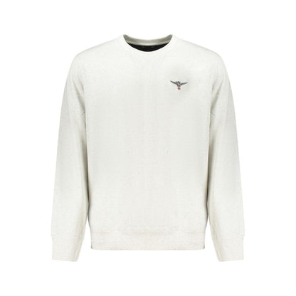 Accademia Militare Gray Recycled Cotton Men Sweater