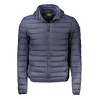Cavalli Class Blue Polyester Men Jacket