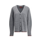 Gucci Gray Wool Cardigan